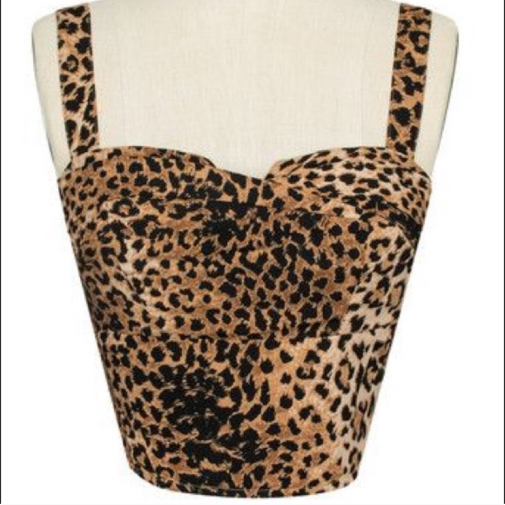 Trashy Diva Leopard Trixie top xs